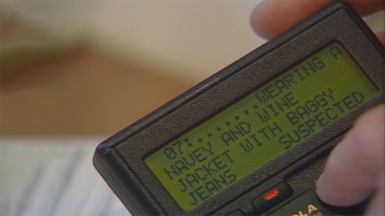The pager, part of a high-tech system to combat shoplifting in Galway shops in 1994.