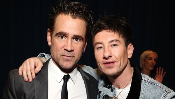 Colin Farrell and Barry Keoghan are seen as 