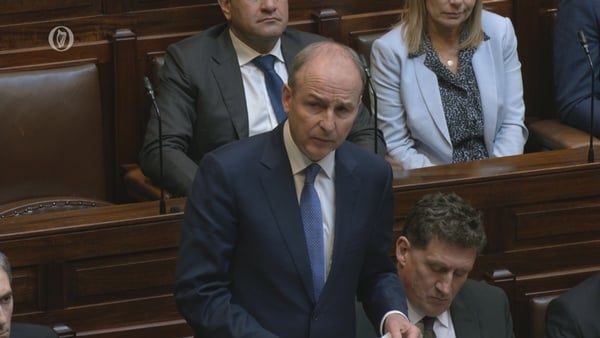 Tánaiste Micheál Martin said he was 'in no doubt that war crimes have been committed'