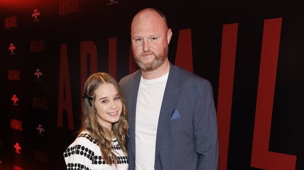 Alisha Weir and Stephen Shields at a special screening of Abigail in Dublin's Lighthouse cinema