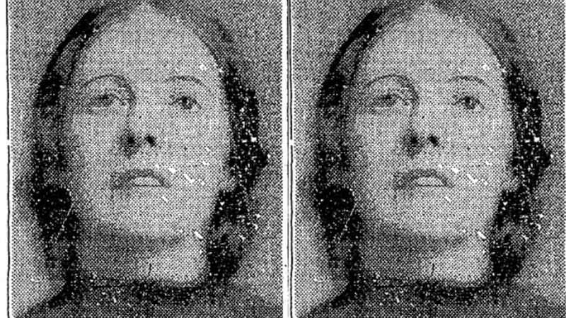 A photo of Lia Clarke published with her death notice in the Irish Press in 1943.