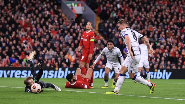 Atalanta stunned the hosts at Anfield