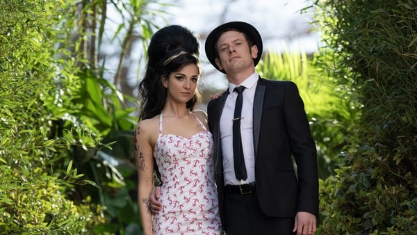 Marisa Abela as Amy Winehouse and Jack O'Connell as Blake Fielder-Civil