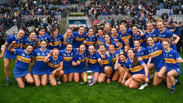 Tipperary celebrate their victory over Galway