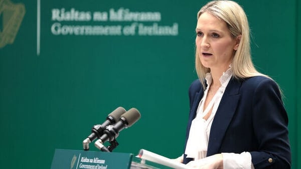 The meeting between Helen McEntee and James Cleverly was postponed last night (file image RollingNews.ie)