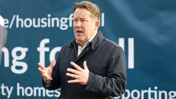 Darragh O'Brien said that he would set new housing targets for the rest of the decade in the autumn (File pic: RollingNews.ie)