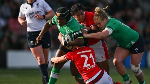 Djougang suffered a shoulder injury in the win against Wales