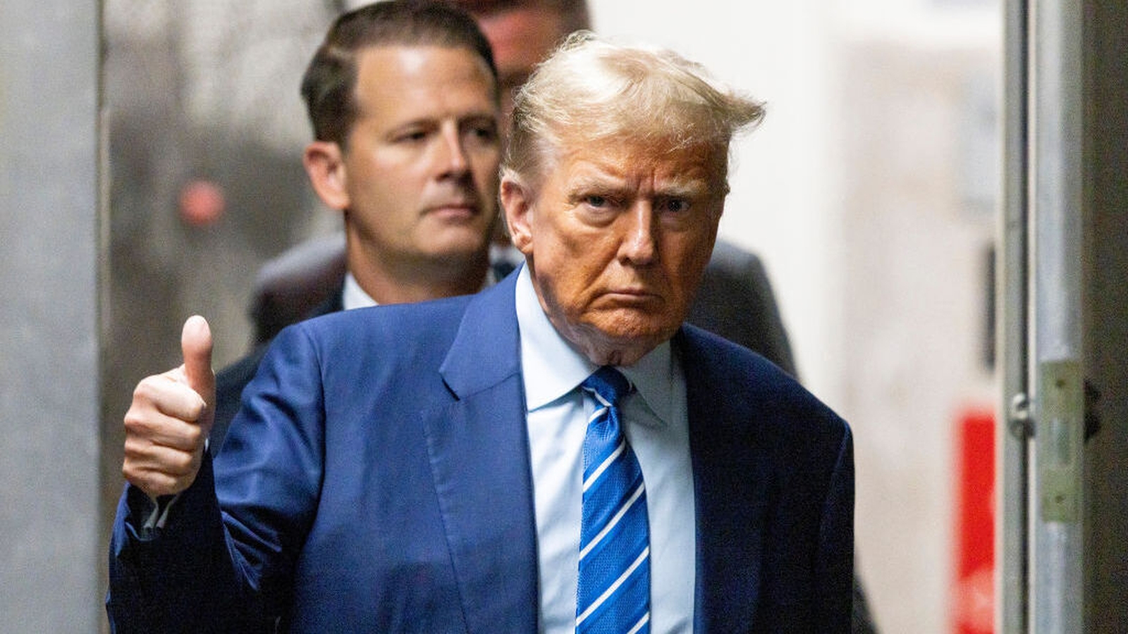 First jurors sworn in as Trump warned over intimidation