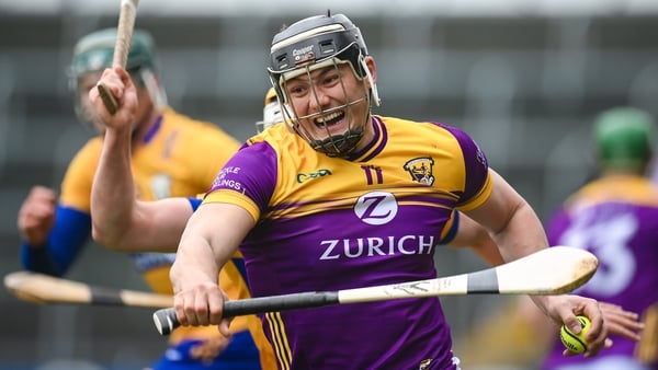 Lee Chin during Wexford's Allianz Hurling League draw with Clare at Wexford Park