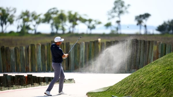 Seamus Power's only bogey of the day arrived on the 17th when he found the greenside bunker