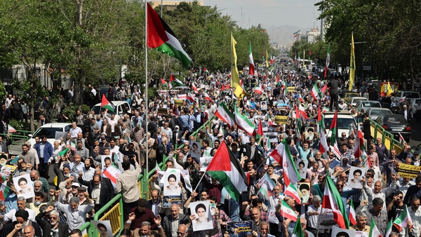 An anti-Israel demonstration was held after the Friday noon prayer in Tehran