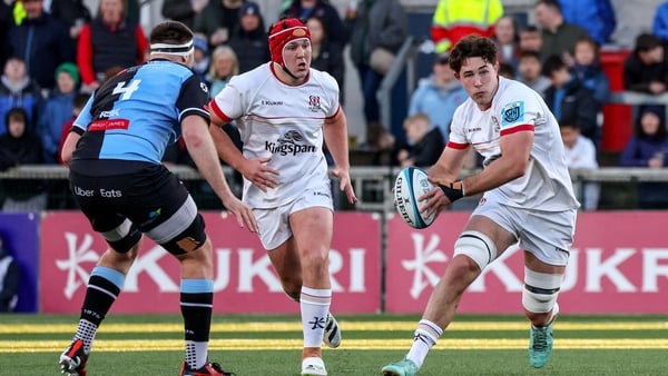 David McCann (right) scored Ulster's only try