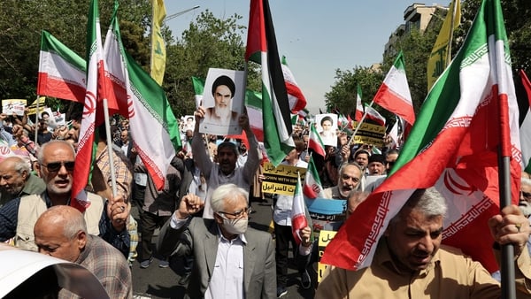 An anti-Israel demonstration was held after the Friday noon prayer in Tehran