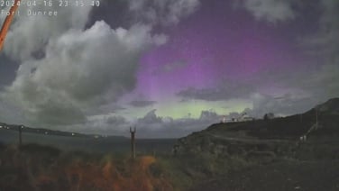 Webcam captures Northern Lights passing over Co Donegal