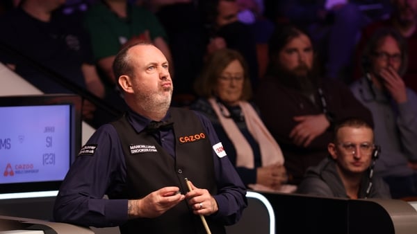 Mark Williams fell at the first hurdle for the fifth time in 26 Crucible campaigns