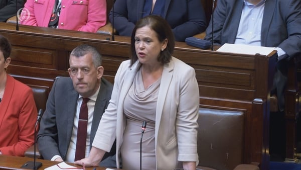 Mary Lou McDonald said staff shortages remain a huge issue at the hospital where doctors have previously said the emergency department was an unsafe environment