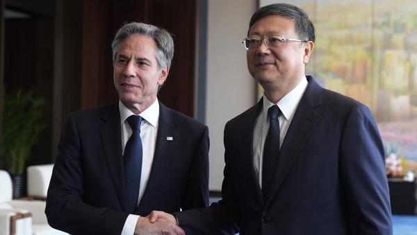Mr Blinken is the first US secretary of state in 14 years to visit Shanghai