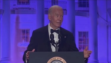 'Stormy weather' for Trump as President Biden takes aim at Correspondents' dinner