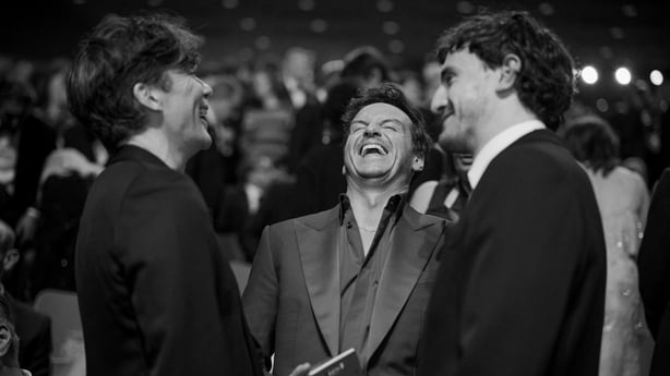 Cillian Murphy Andrew Scott and Paul Mescal attend the EE BAFTA Film Awards 2024