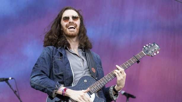 Hozier performs on day 3 of the 10th Anniversary of Shaky Knees 2023 