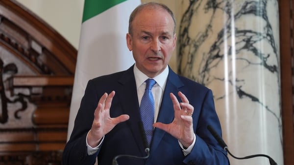 Micheál Martin said it was 'clear from the presentation of migrants' that there was a change in where they came from