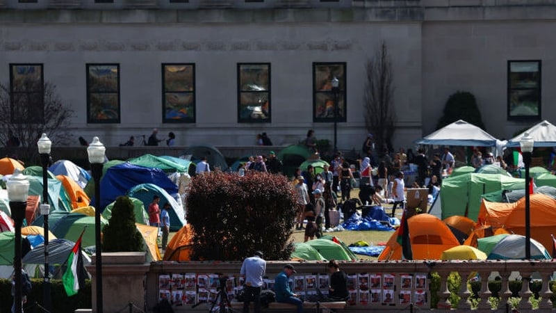 Columbia begins suspending pro-Palestinian protesters