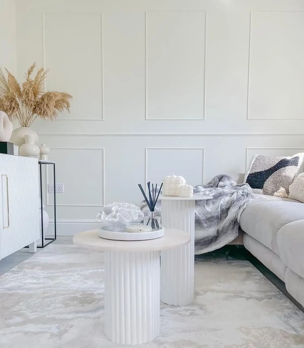 Pure whites and soft, creamy neutrals are favourites, making the most of the light in the morning, or early evening (Valspar Paint/@homein_theleicester/PA)