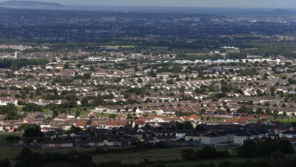 An aerial view of Tallaght and its surrounding areas (file image)