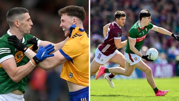 Kerry and Clare will meet in the Munster football final, while traditional rivals Galway and Mayo will lock horns in the Connacht decider