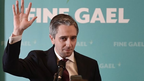 The latest poll indicates Fine Gael is down two percent since the last poll, taken before Simon Harris became Taoiseach
