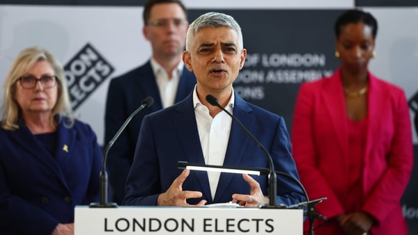 Mr Khan secured just over 1,088,000 votes to be re-elected London mayor