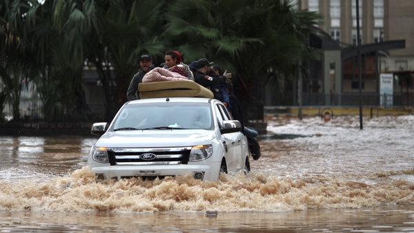 Floods destroyed roads and bridges in several regions of the state