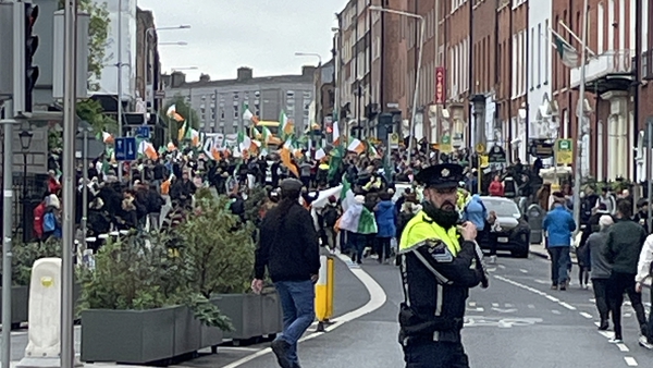 The march is taking place in Dublin city centre