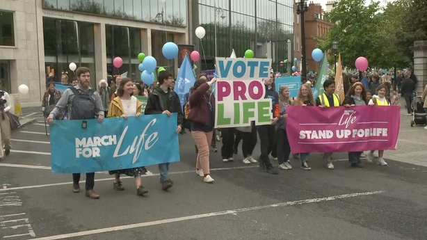 Pro Life rally in Dublin