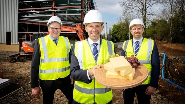 Dale Farm's chair, Fred Allen, group CEO, Nick Whelan and group operations director, Chris McAlinden