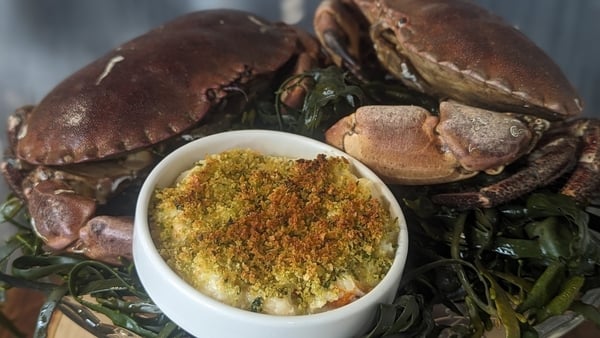 Martin Shanahan's crab crumble: Today