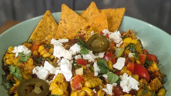 Lilly's Mexican corn salad: Today