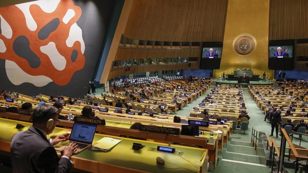 The UN General Assembly is due to vote on Palestinian membership