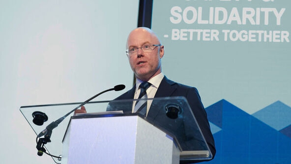 Stephen Donnell was speaking at the annual INMO conference (Pic: RollingNws.ie)