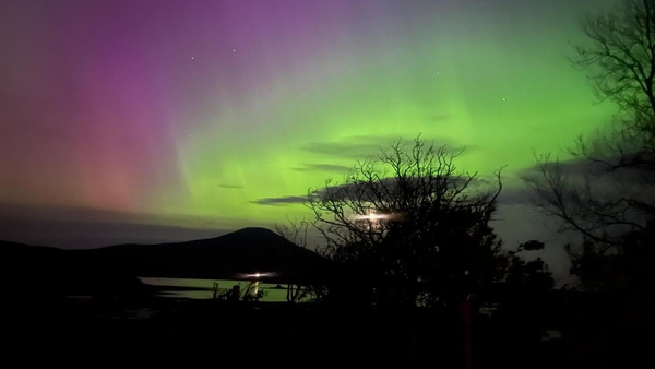 There was a spectacular display of Northern Lights across the country on Friday night