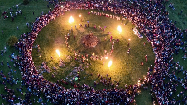 The lighting of the fire on the Hill of Uisneach takes place where the High Kings of Ireland once held their ceremonies (Pic: previous festival - Uisneach.ie)