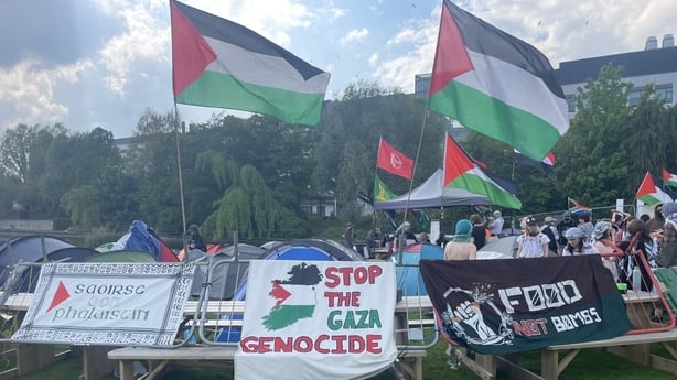 Student encampment for Palestine established at UCC