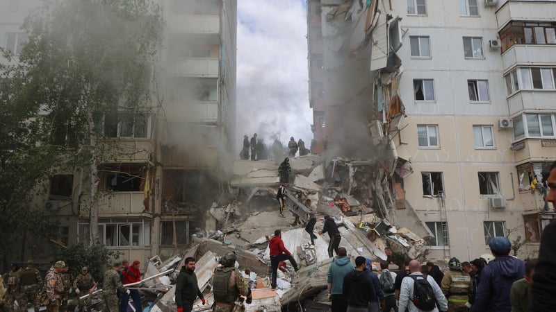 Ukrainian missile strike on Russian building kills nine