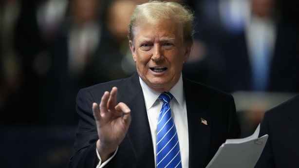 The trial judge issued a gag order to stop Trump from making statements about witnesses and jurors The trial judge issued a gag order to stop Trump from making statements about witnesses and jurors