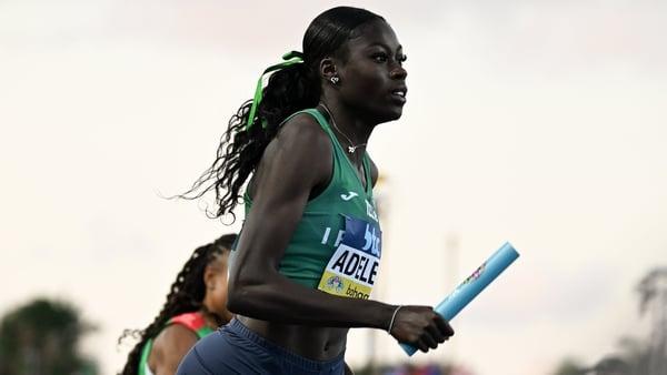Rhasidat Adeleke competing at the recent World Athletics Relay Championships in the Bahamas
