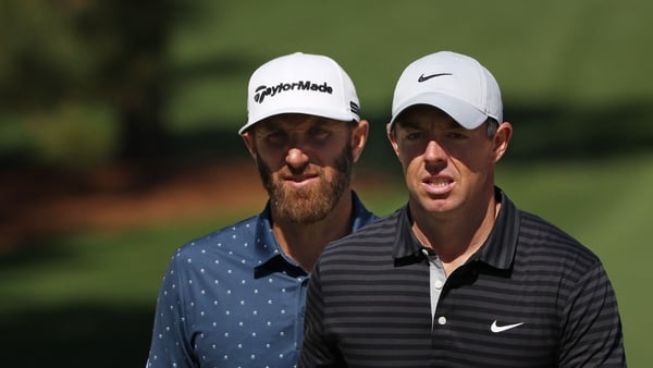 McIlroy is in a group with Dustin Johnson