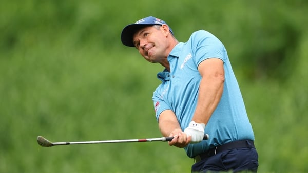 Padraig Harrington during Tuesday's practice round