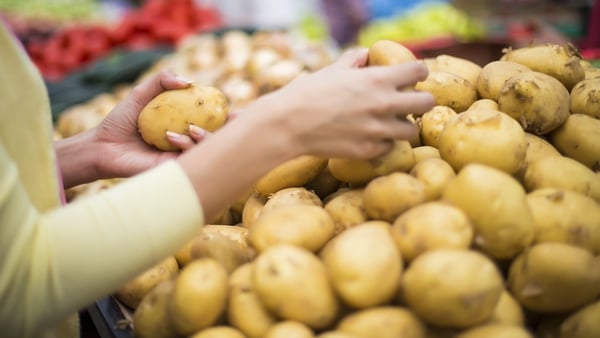 The cost of potatoes in supermarkets is already up 17.3% compared to a year ago (File image)