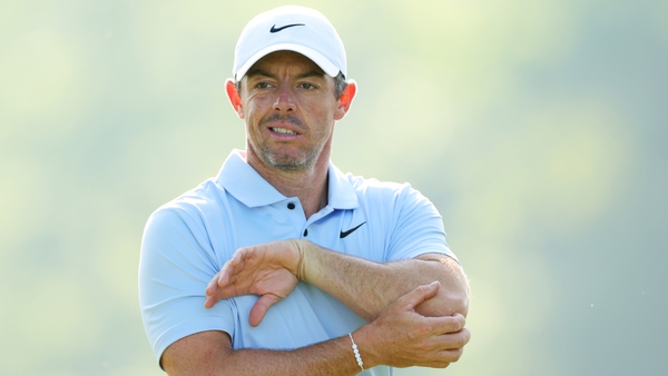 Rory McIlroy was among the early starters in the opening round
