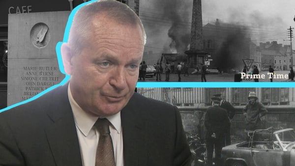 Sir Iain Livingstone is interviewed for a Prime Time report into the Dublin and Monaghan bombings.
